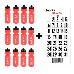 Drikkedunke - 12 stk. + Klistermrkest Nr. 1-31