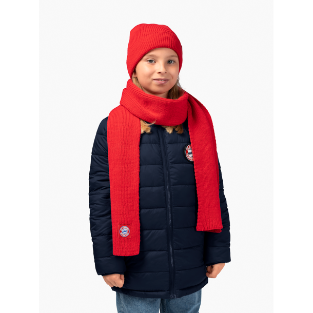 FC Bayern Mnchen Strikhue med broderet logo til brn