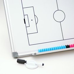 Whiteboard Fodbold Taktiktavle med taske - Str. 30x45 