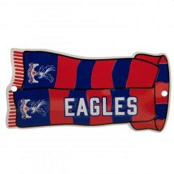 Crystal Palace FC Show Your Colours" Vinduesskilt