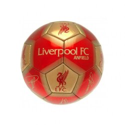 Liverpool FC Mini Bold m. Autografer - Str. 1
