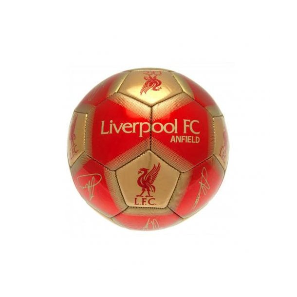 Liverpool FC Mini Bold m. Autografer - Str. 1