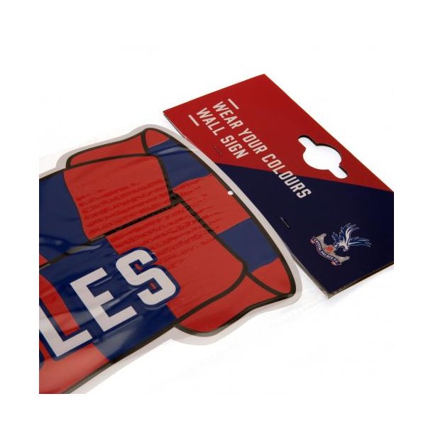 Crystal Palace FC Show Your Colours" Vinduesskilt
