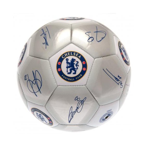 Chelsea F.C Fodbold m. Autografer - Str. 5