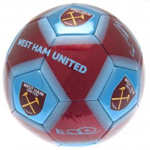 West Ham United FC Fodbold med Autografer - Str. 5