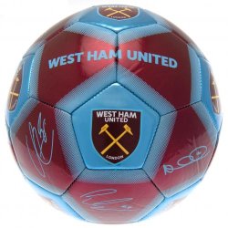 West Ham United FC Fodbold med Autografer - Str. 5