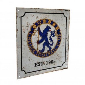 Chelsea F.C. Retro Logo Skilt