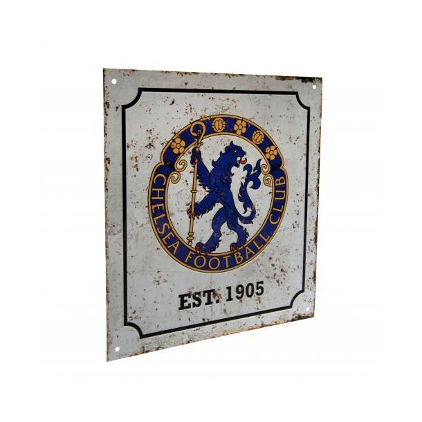 Chelsea F.C. Retro Logo Skilt