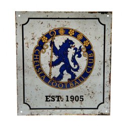 Chelsea F.C. Retro Logo Skilt