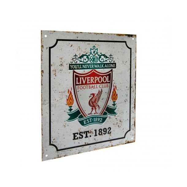 Liverpool F.C. Retro Logo Skilt