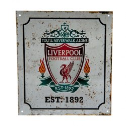 Liverpool F.C. Retro Logo Skilt