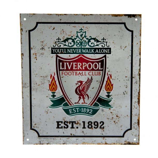 Liverpool F.C. Retro Logo Skilt
