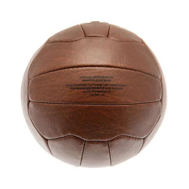 Manchester City FC Retro Lder Fodbold