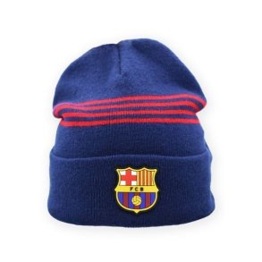 FC Barcelona Strikhue med klub logo - Junior Str.