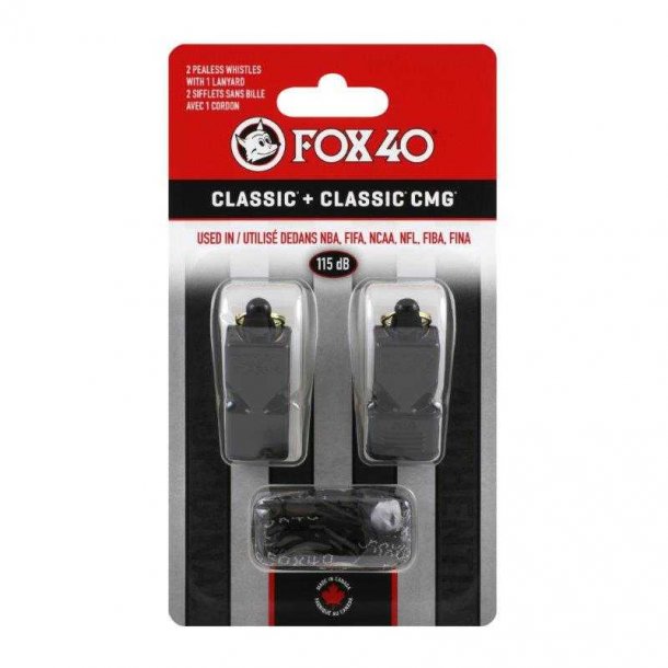 Fox 40 Fljter - Model Classic &amp; CMG i Sampak