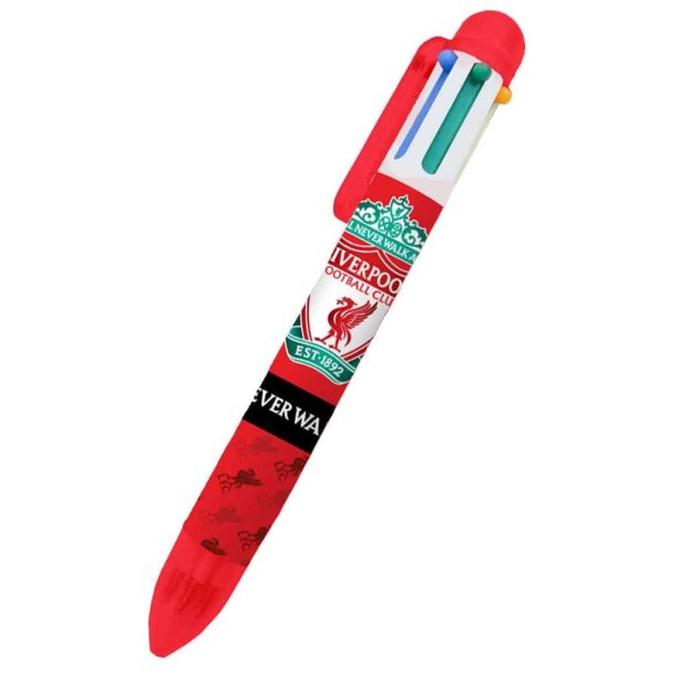 Liverpool F.C 6 farvet kuglepen