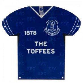 Everton FC Trje Metal Skilt
