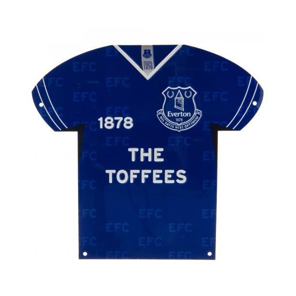 Everton FC Trje Metal Skilt