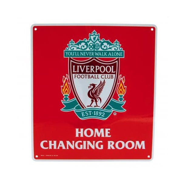 Liverpool F.C. "Home Changing Room" Skilt
