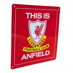 Liverpool F.C. This is Anfield Metal Skilt