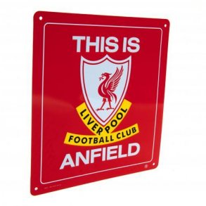 Liverpool F.C. This is Anfield Metal Skilt