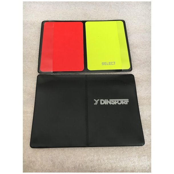 DIN Sport Etui med gul + r&oslash;d kort