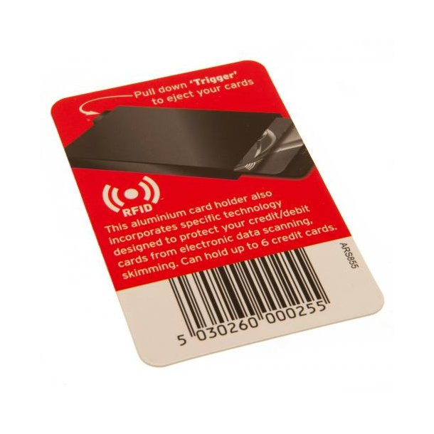 Arsenal FC RFID Aluminium Kortholder