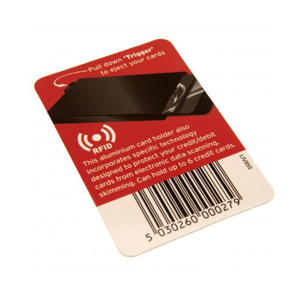 Liverpool FC RFID Aluminium Kortholder