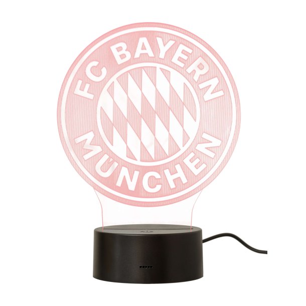 F.C. Bayern Mnchen LED Logo Lampe