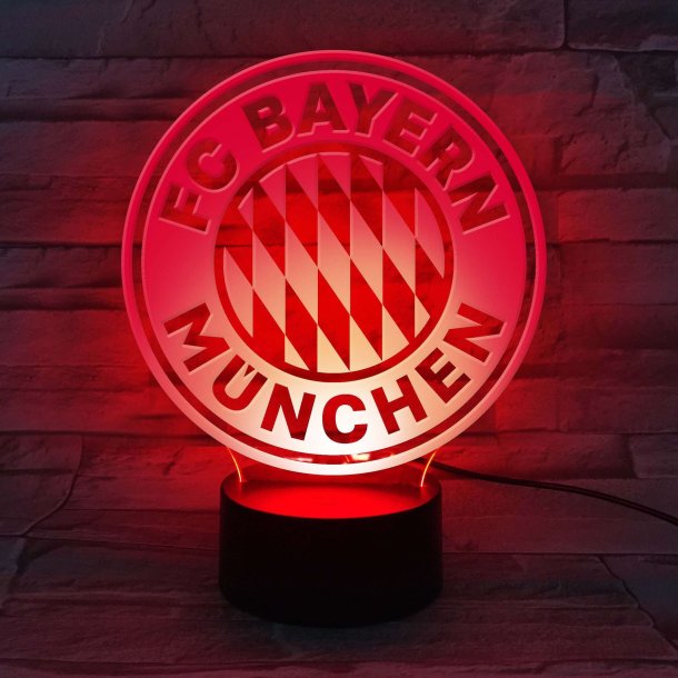 F.C. Bayern Mnchen LED Logo Lampe