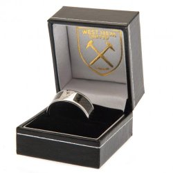 West Ham United FC. Ring Med Carbon Indlg - Small