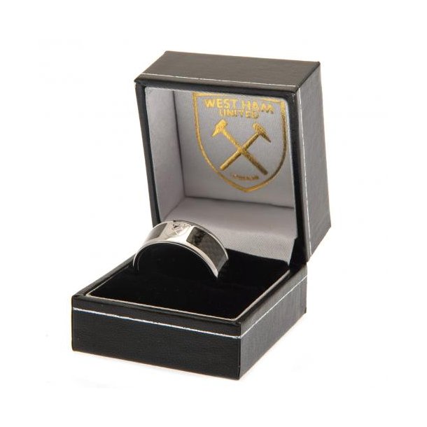 West Ham United FC. Ring Med Carbon Indlg - Small