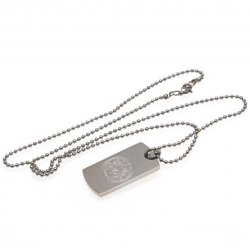 Leicester F.C. Dog Tag Med Indgraveret Logo i Gaveske