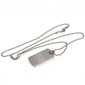 Leicester F.C. Dog Tag Med Indgraveret Logo i Gaveske