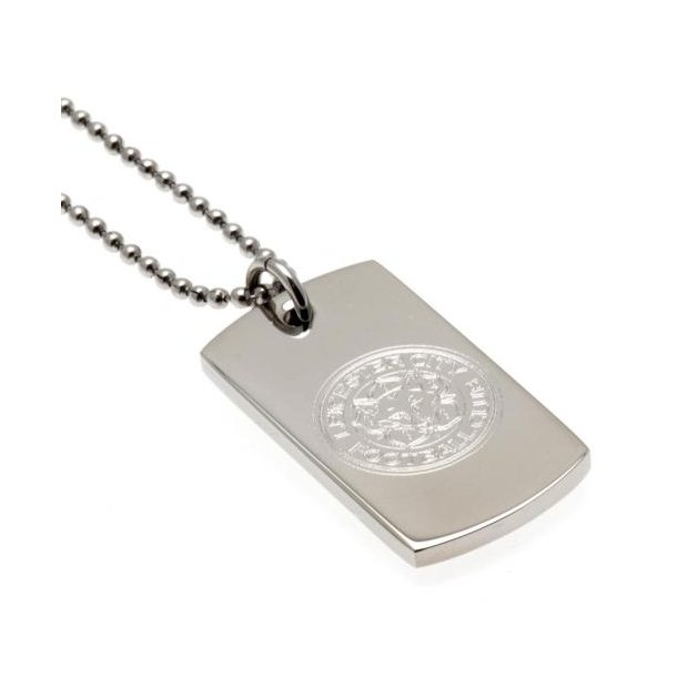 Leicester F.C. Dog Tag Med Indgraveret Logo i Gaveske