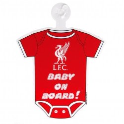 Liverpool FC Ophngeligt 'Baby On Board' Skilt