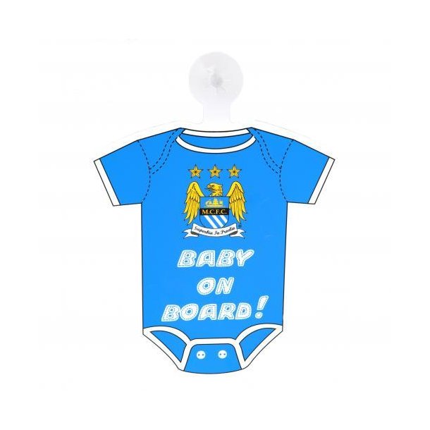 Manchester City F.C. Ophngeligt "Baby On Board" Skilt