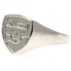 Arsenal F.C. Slvbelagt Ring - Medium