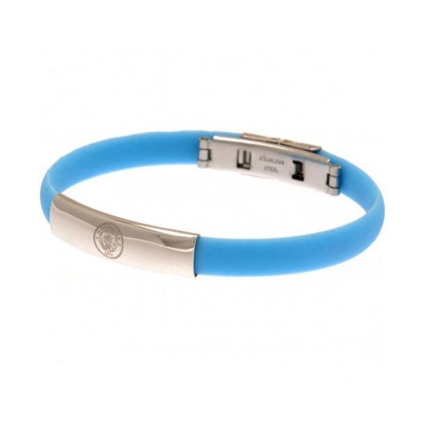 Manchester City F.C. Farvet Silikone Armbnd