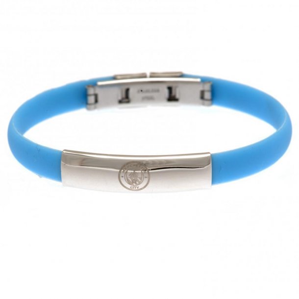 Manchester City F.C. Farvet Silikone Armbnd
