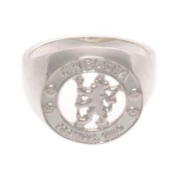 Chelsea F.C. Sterling Slv Ring - Medium