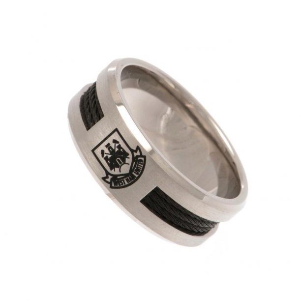 West Ham United FC Ring med Sort Indl�g - Medium