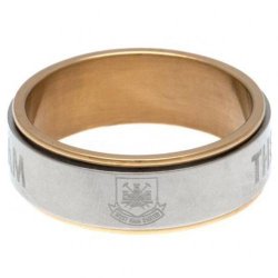 West Ham United F.C. Tofarvet Spinner Ring - XX-Large
