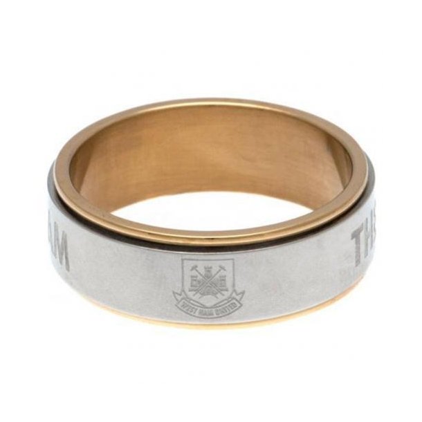 West Ham United F.C. Tofarvet Spinner Ring - XX-Large