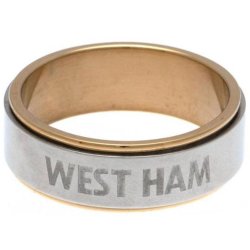 West Ham United F.C. Tofarvet Spinner Ring - XX-Large