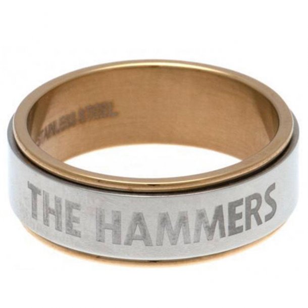 West Ham United F.C. Tofarvet Spinner Ring - XX-Large