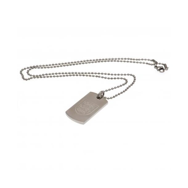 England F.A. Dog Tag Med Indgraveret Logo