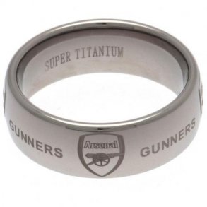 Arsenal F.C. Super Titanium Ring - Medium