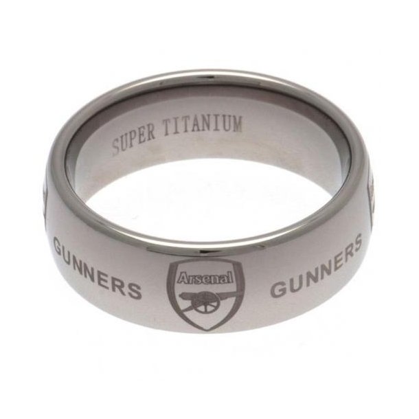Arsenal F.C. Super Titanium Ring - Medium