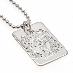 Liverpool F.C. Slvbelagt Dog Tag Halskde